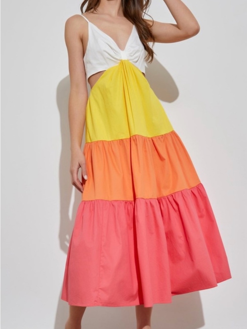 DO+BE Colorblock Midi Dress